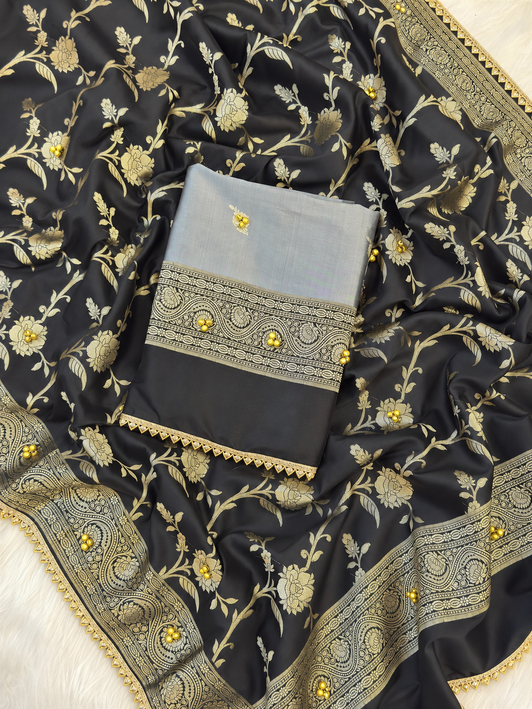 ZEENAT-GREY BLACK