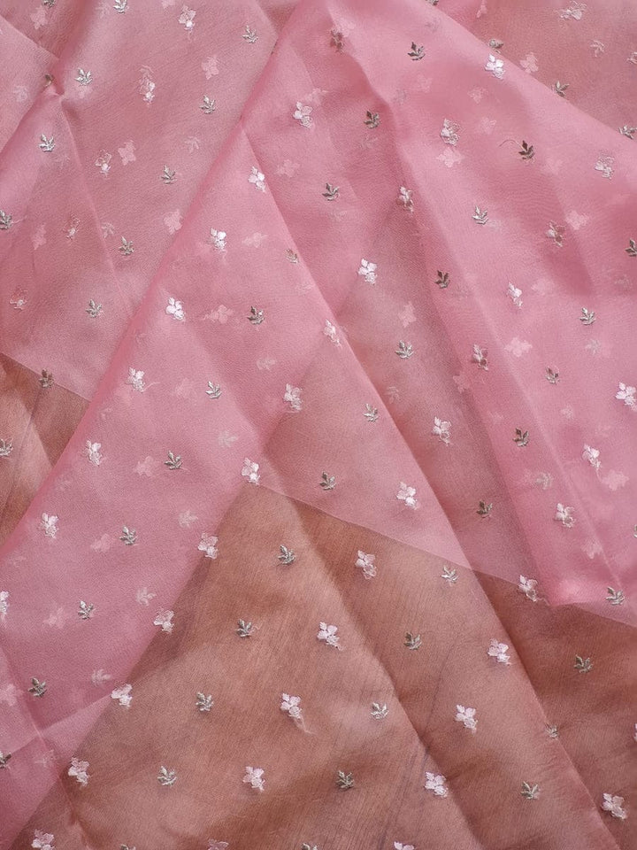 BENAZIR-BLUSH PINK booti blouse