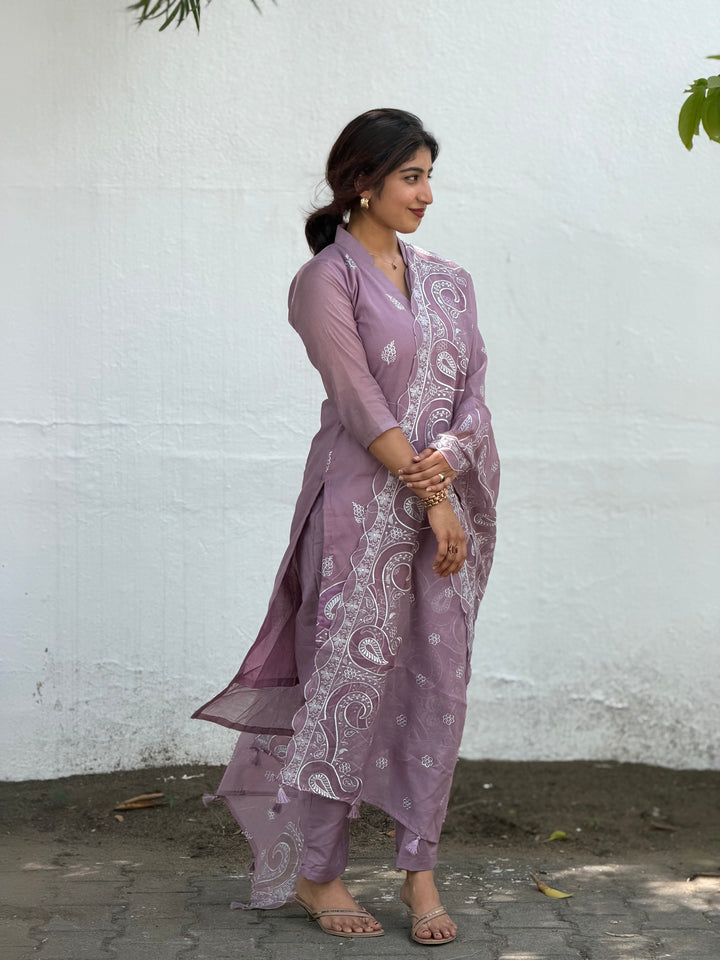 MAUVE MIST SUIT