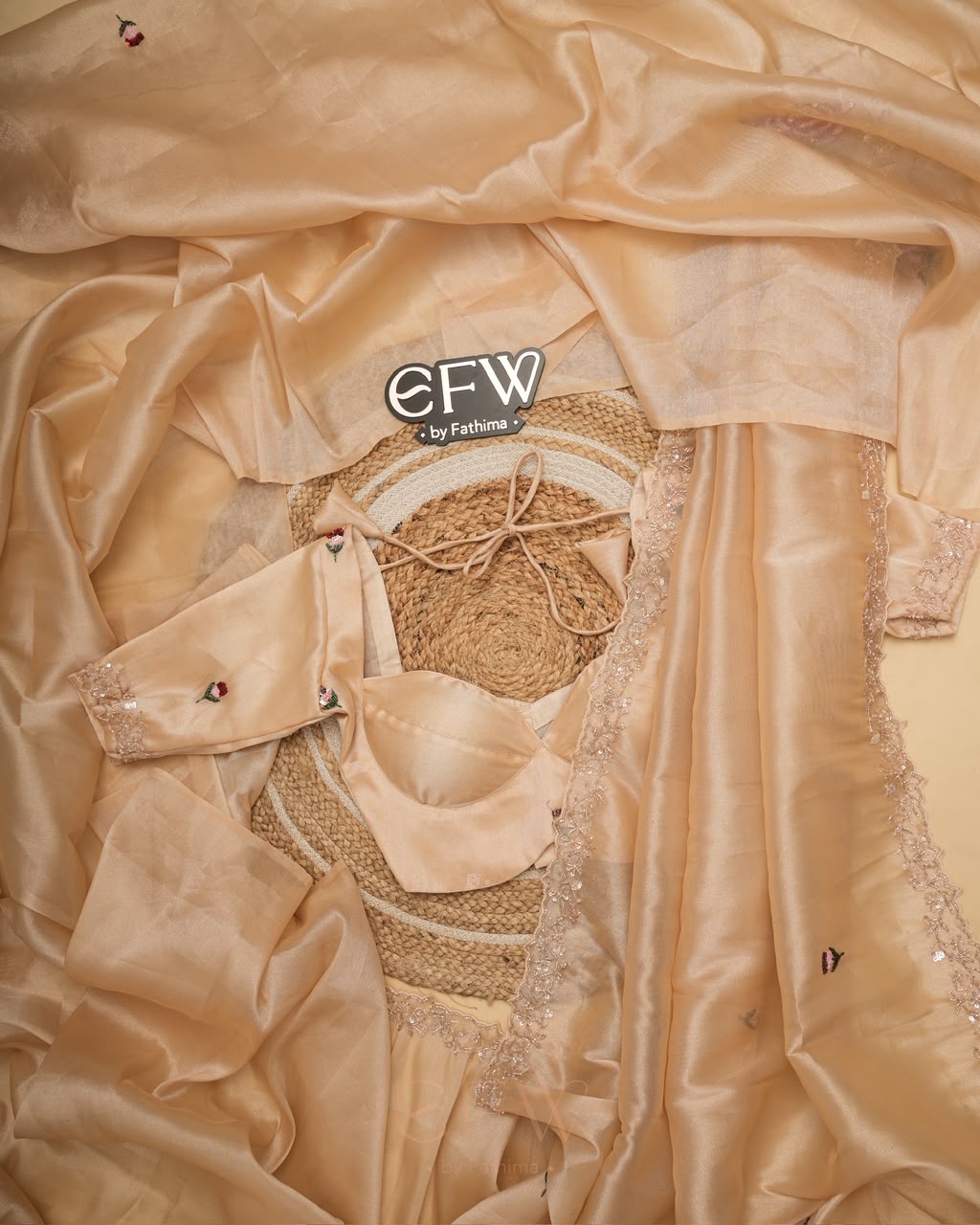 ROSE CHAMPAGNE HANDWORK