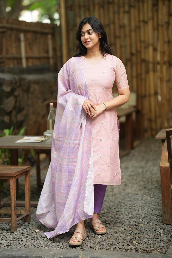AVELINA BLUSH - KURTA ONLY