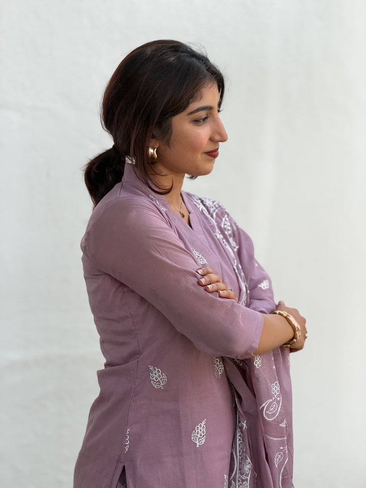 MAUVE MIST SUIT