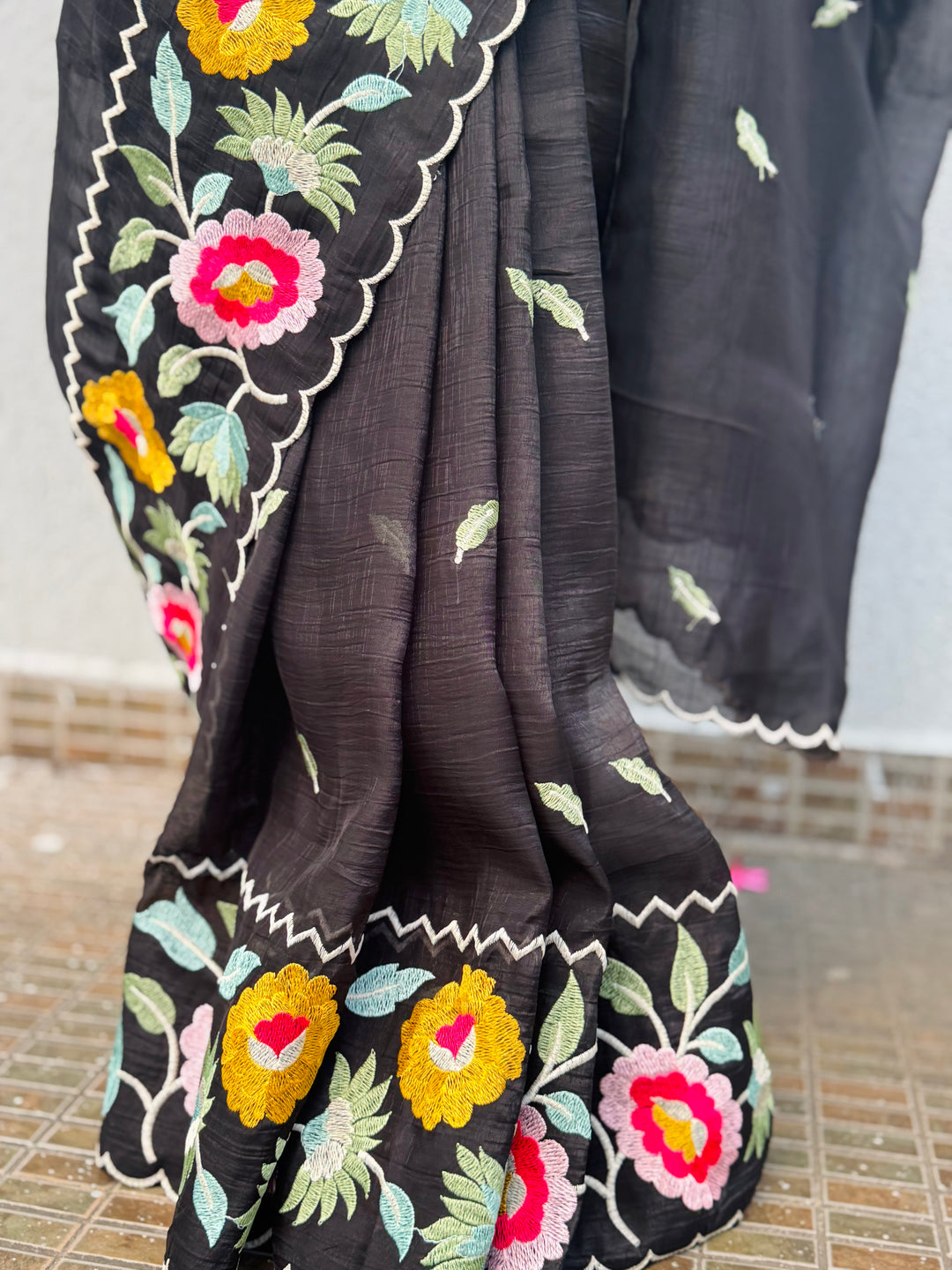 Almost Midnight saree