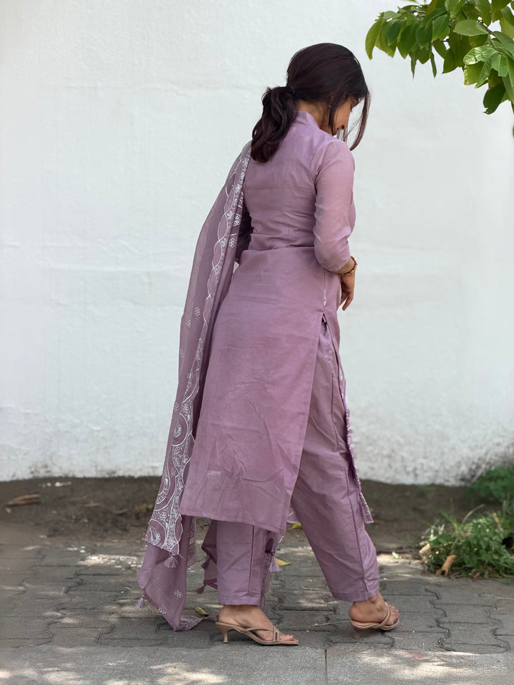 MAUVE MIST SUIT