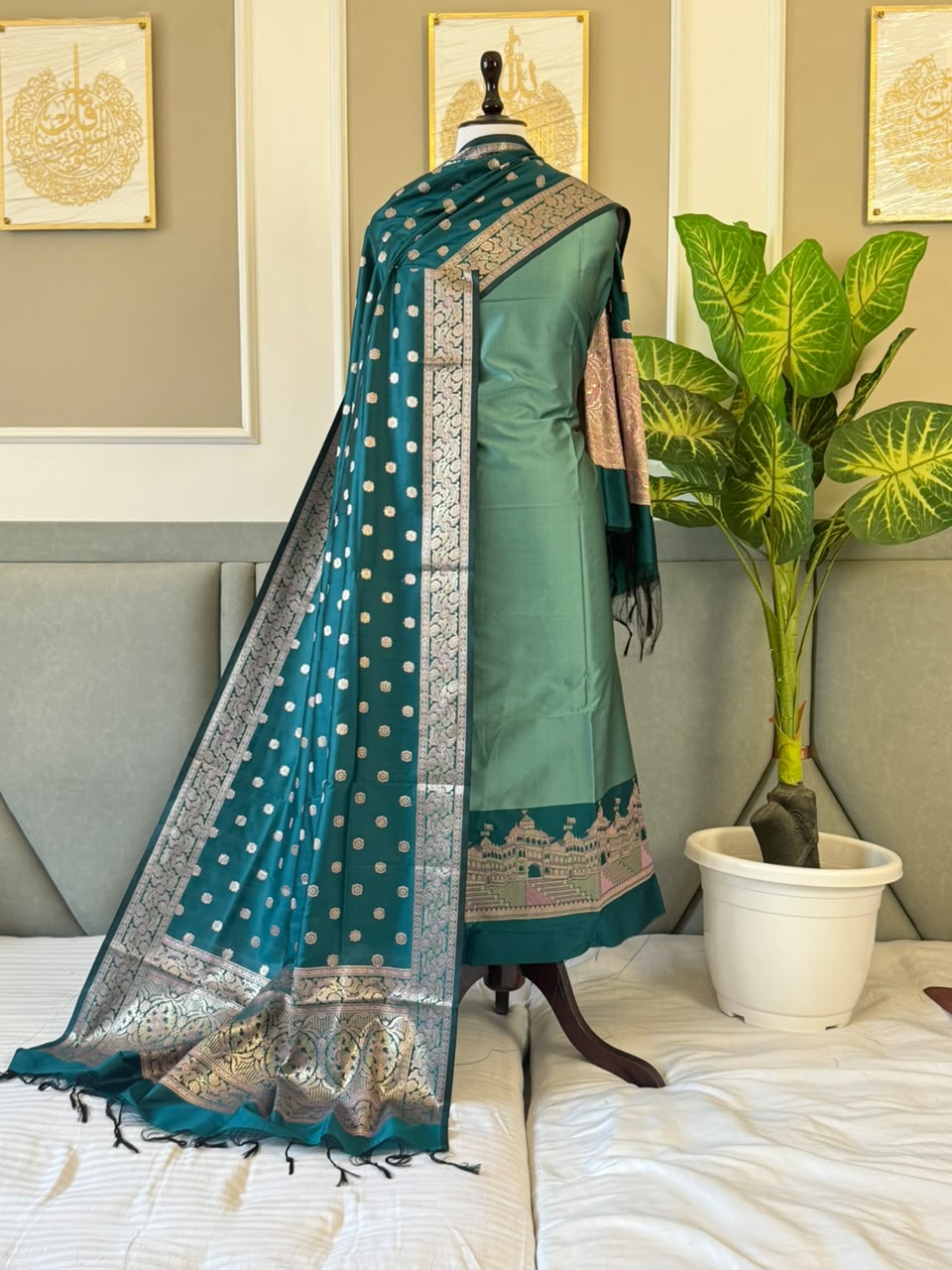 SHEHNAZ-SEA GREEN TEAL