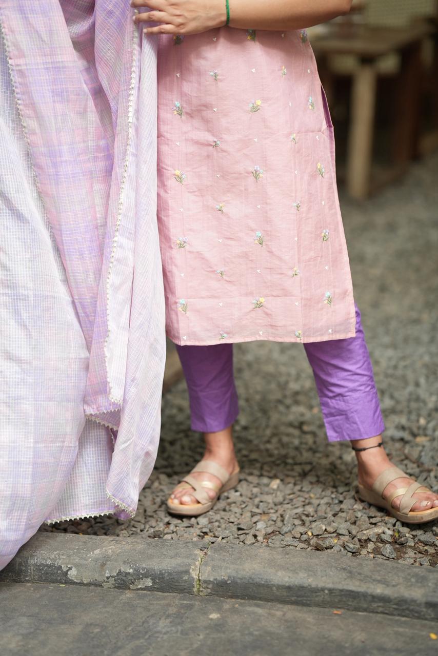 AVELINA BLUSH - KURTA ONLY