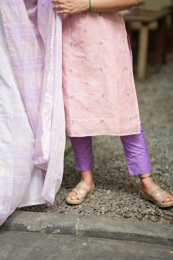 AVELINA BLUSH - KURTA ONLY