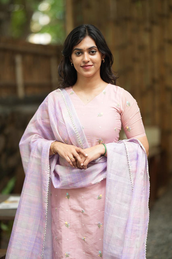 AVELINA BLUSH - KURTA ONLY