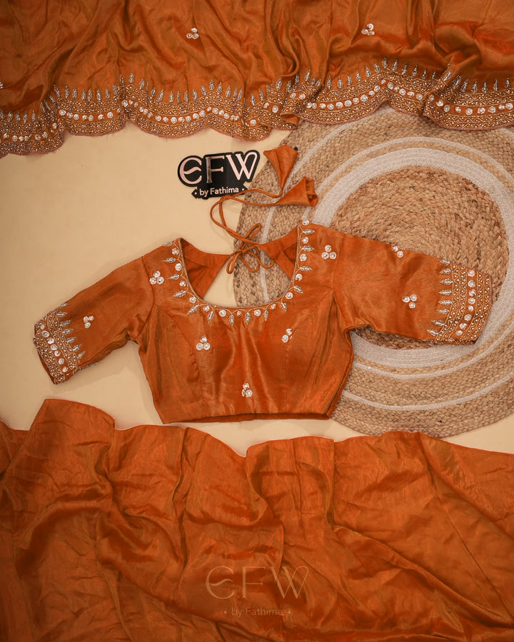 SAFIYA HANDWORK-ORANGE