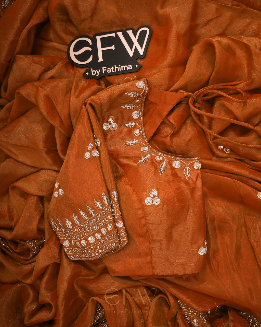 SAFIYA HANDWORK-ORANGE