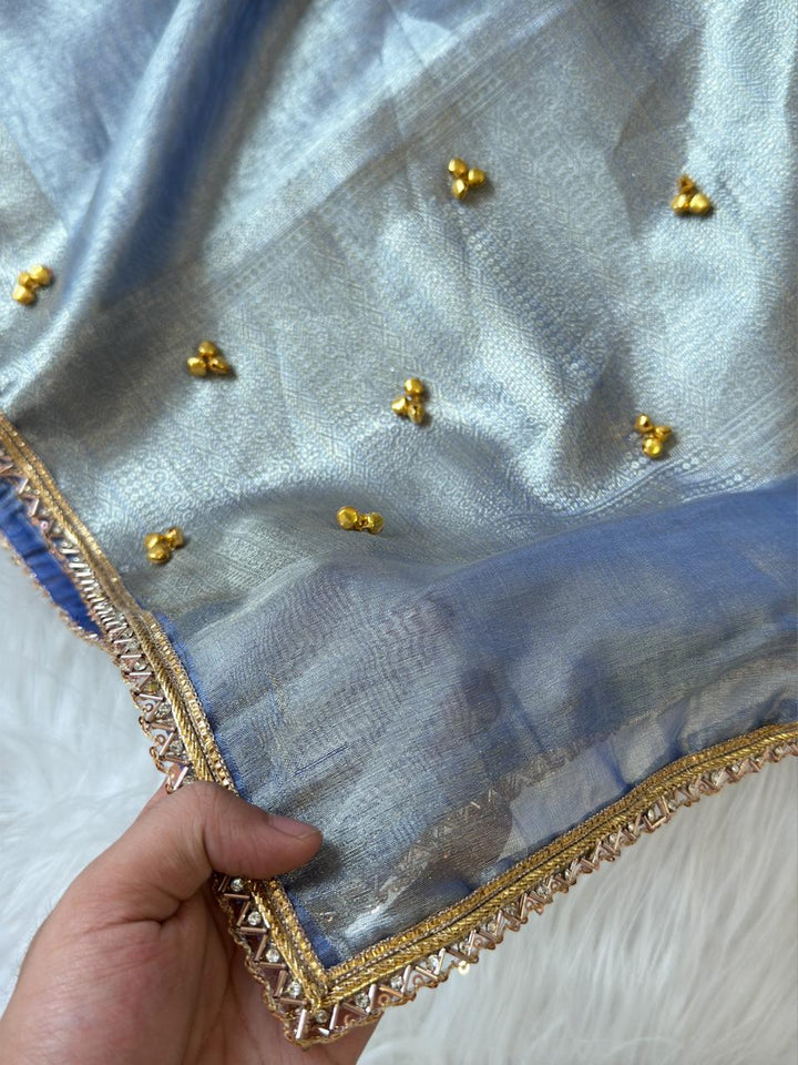 JHANKAR-POWDER BLUE