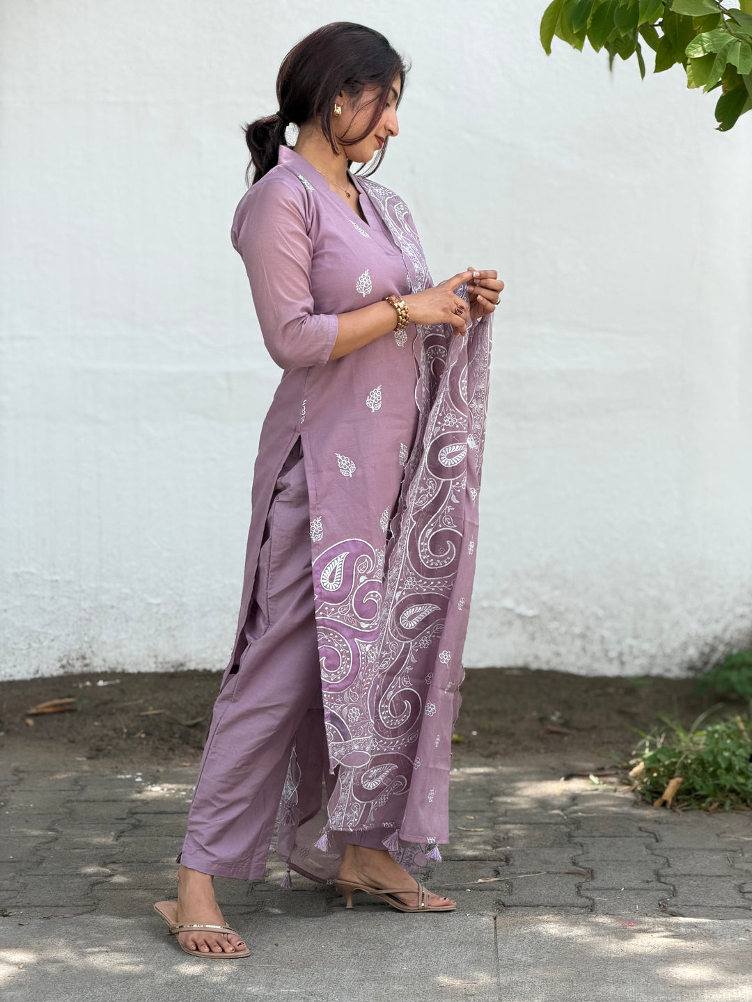 MAUVE MIST SUIT
