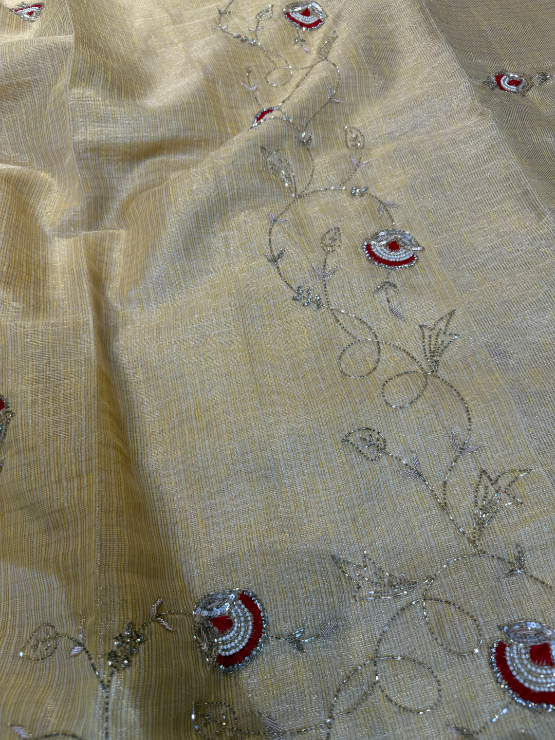 FAHIDA-TISSUE LINEN HANDWORK