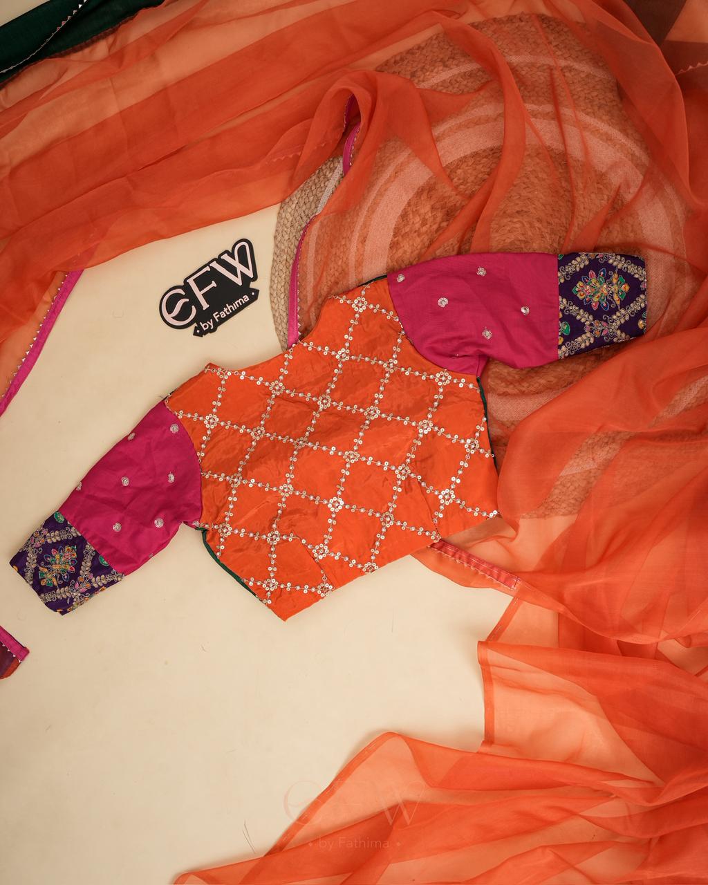 ZAREEN ORANGE POP - BRIDESMAID EDIT
