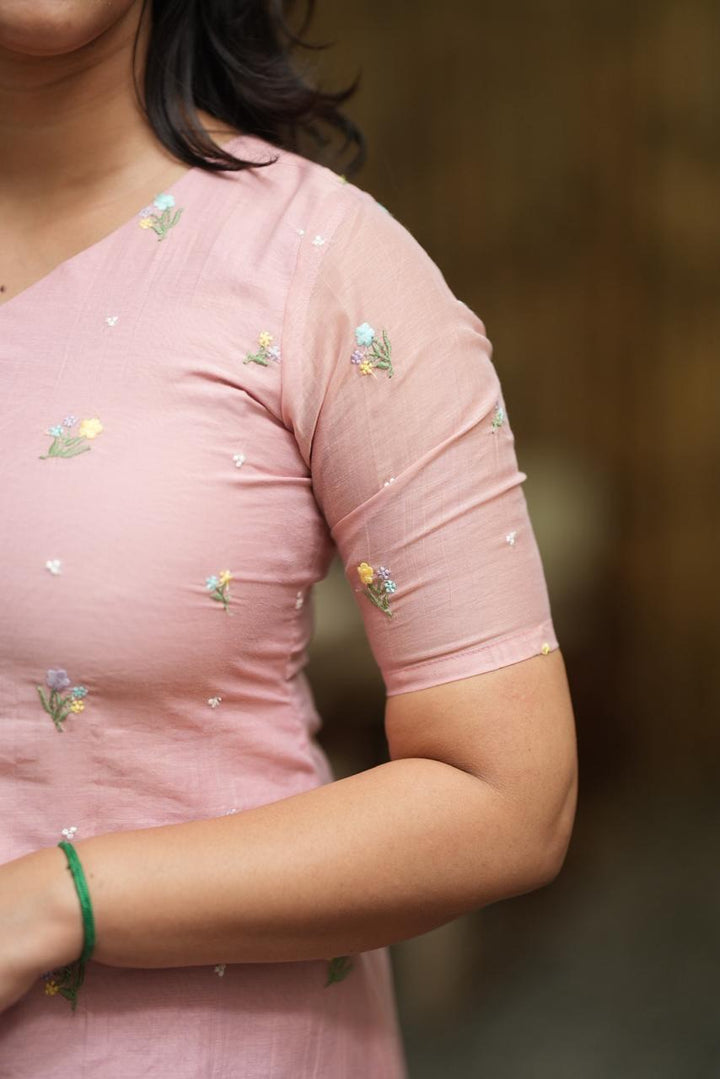 AVELINA BLUSH - KURTA ONLY