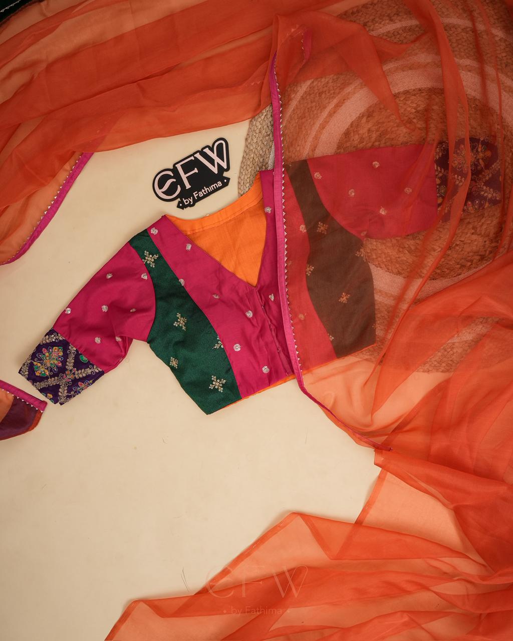 ZAREEN ORANGE POP - BRIDESMAID EDIT