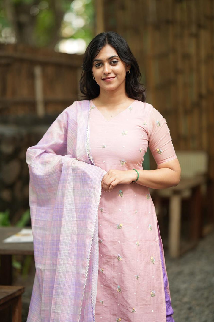 AVELINA BLUSH - KURTA ONLY