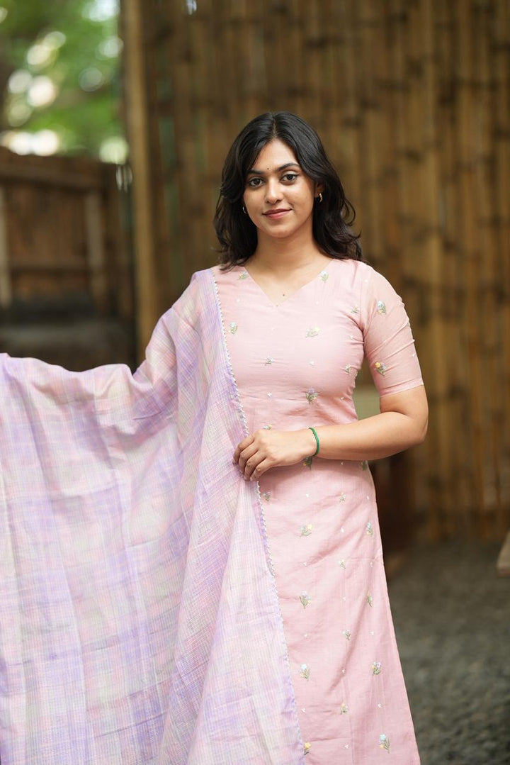 AVELINA BLUSH - KURTA ONLY