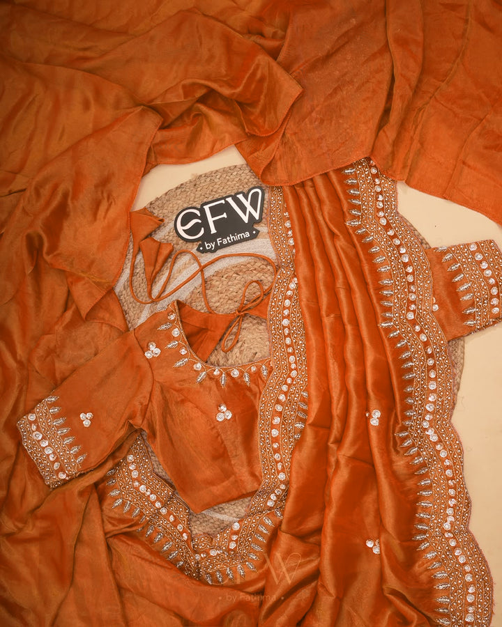 SAFIYA HANDWORK-ORANGE