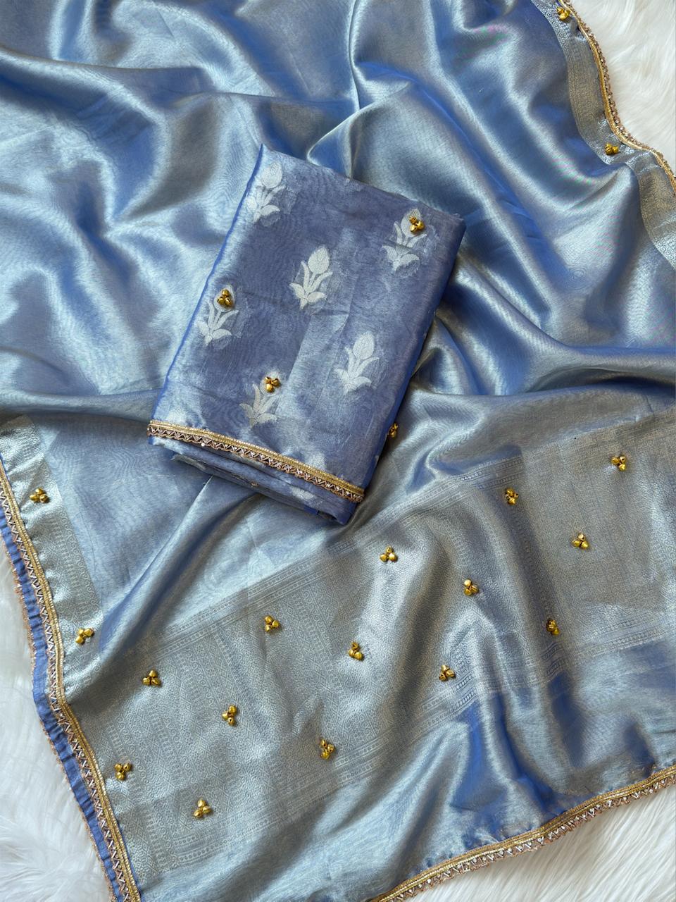 JHANKAR-POWDER BLUE