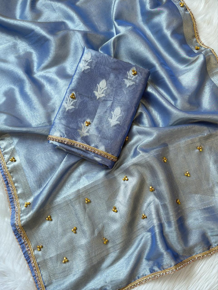 JHANKAR-POWDER BLUE