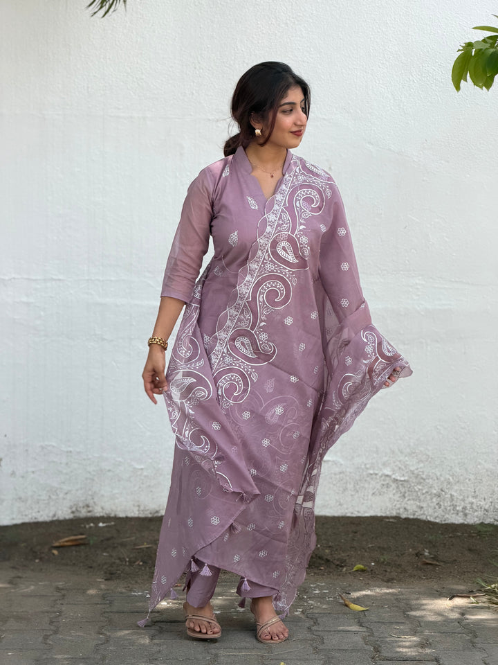 MAUVE MIST SUIT