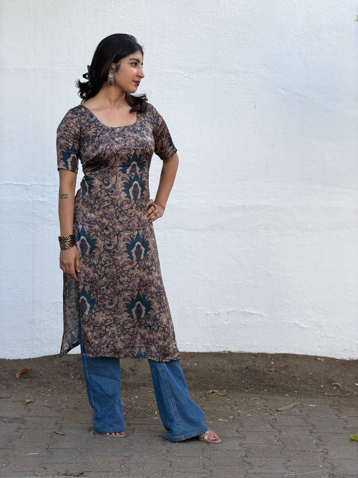 MERAKI BLUE KURTI