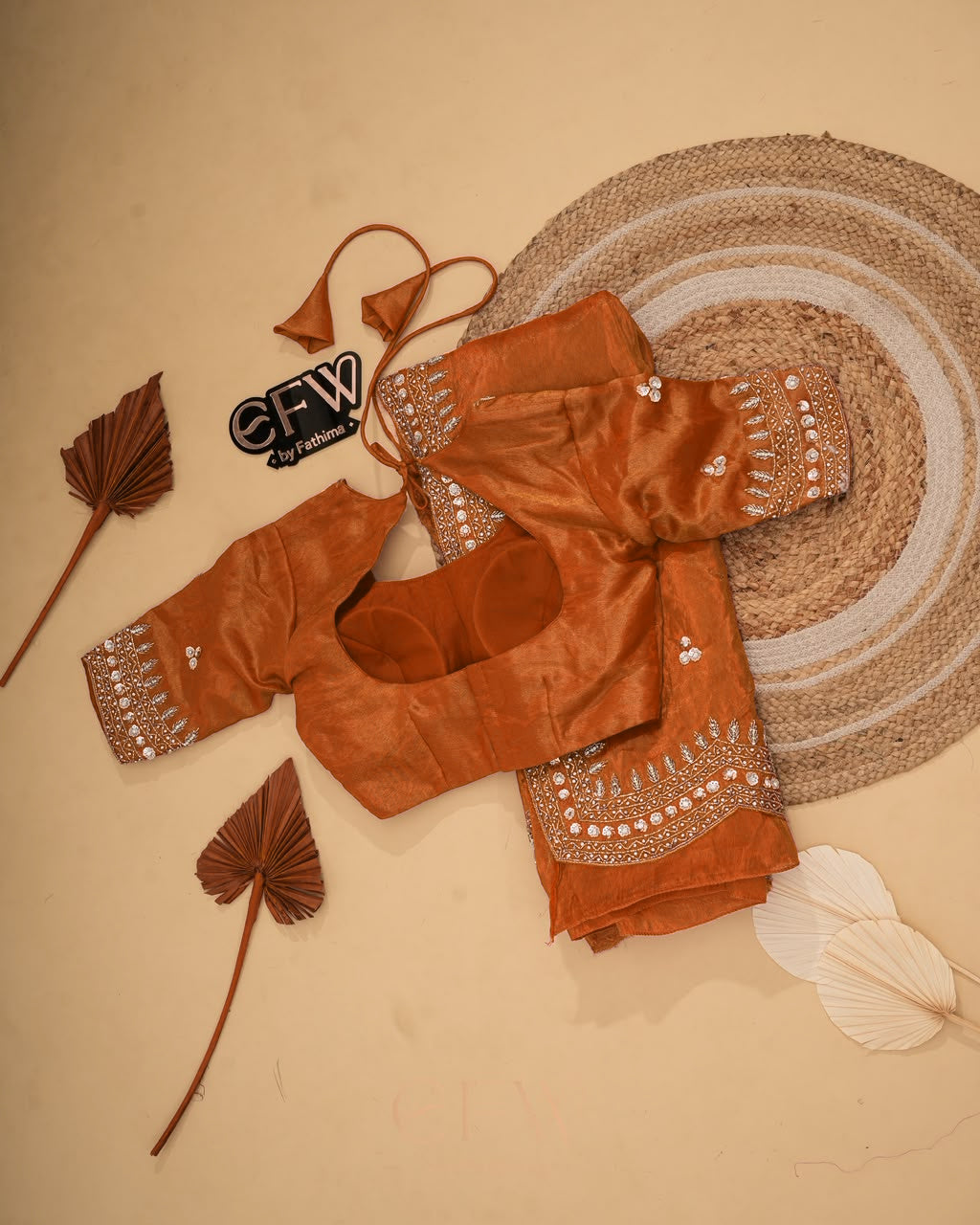 SAFIYA HANDWORK-ORANGE