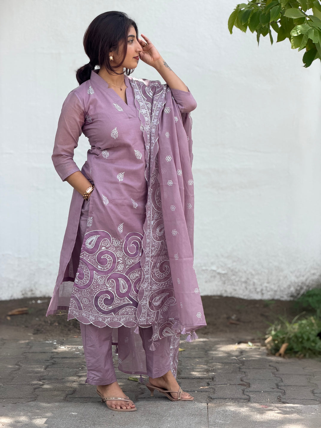 MAUVE MIST SUIT