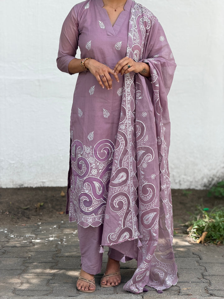 MAUVE MIST SUIT
