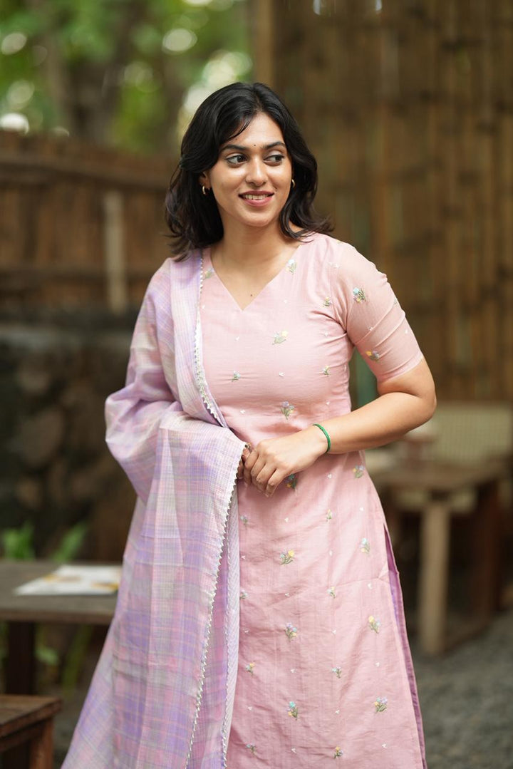 AVELINA BLUSH - KURTA ONLY