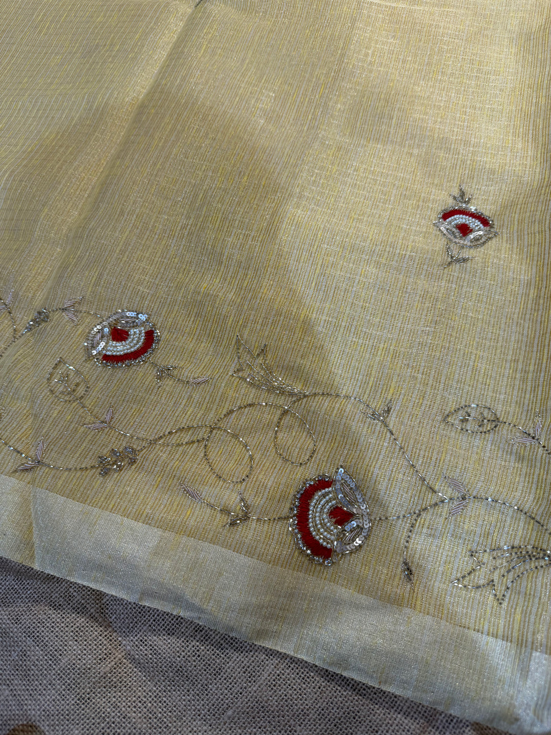 FAHIDA-TISSUE LINEN HANDWORK