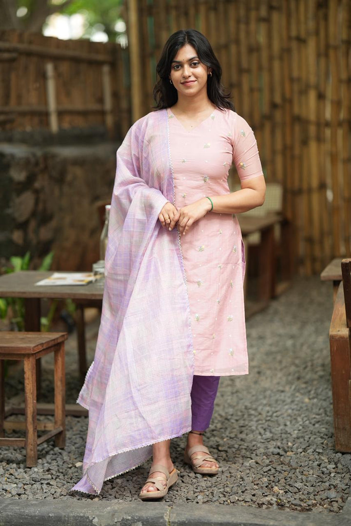 AVELINA BLUSH - KURTA ONLY